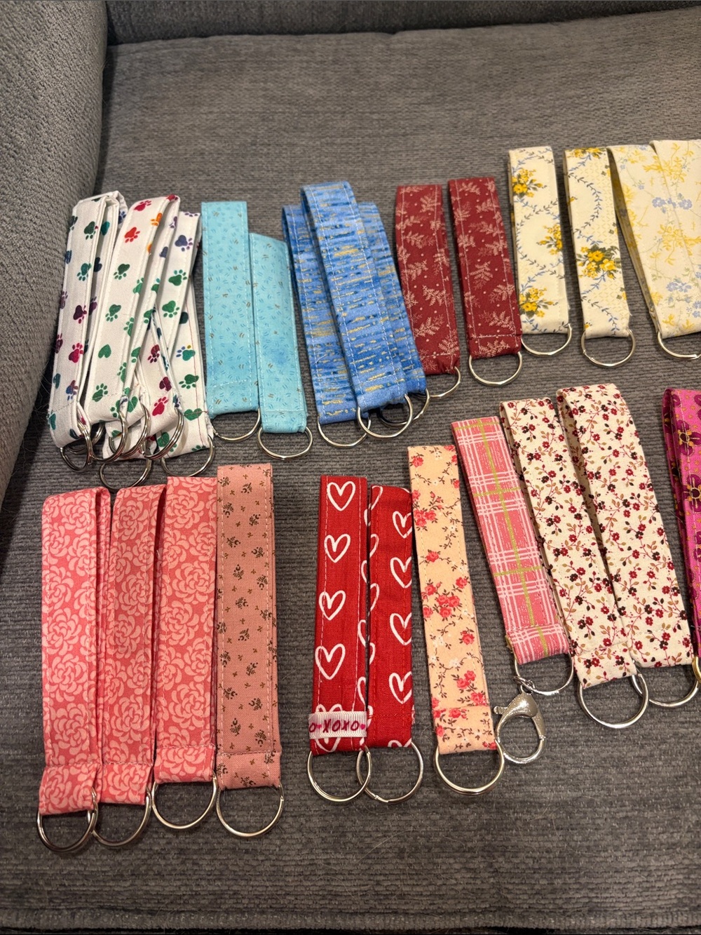 3/$8 Keychain wristlets